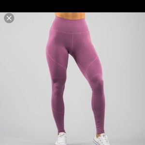 Mauve alphalete leggings